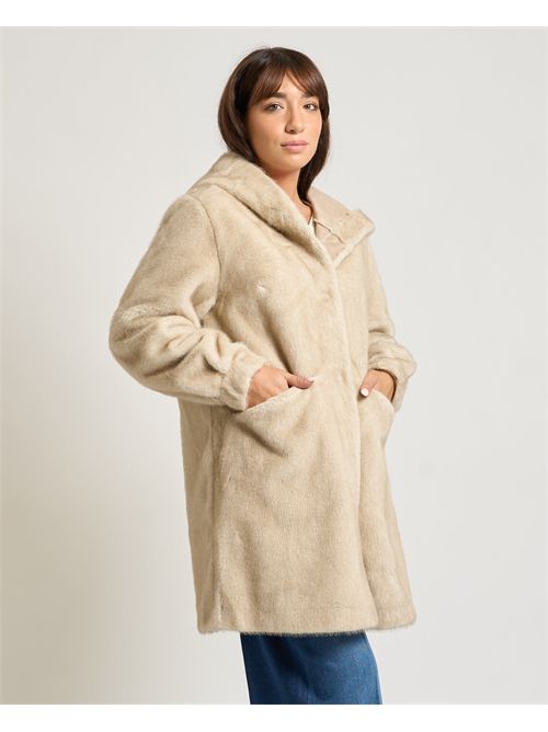 Cappotto donna Yes Zee con cappuccio YES ZEE | O059-KI000222